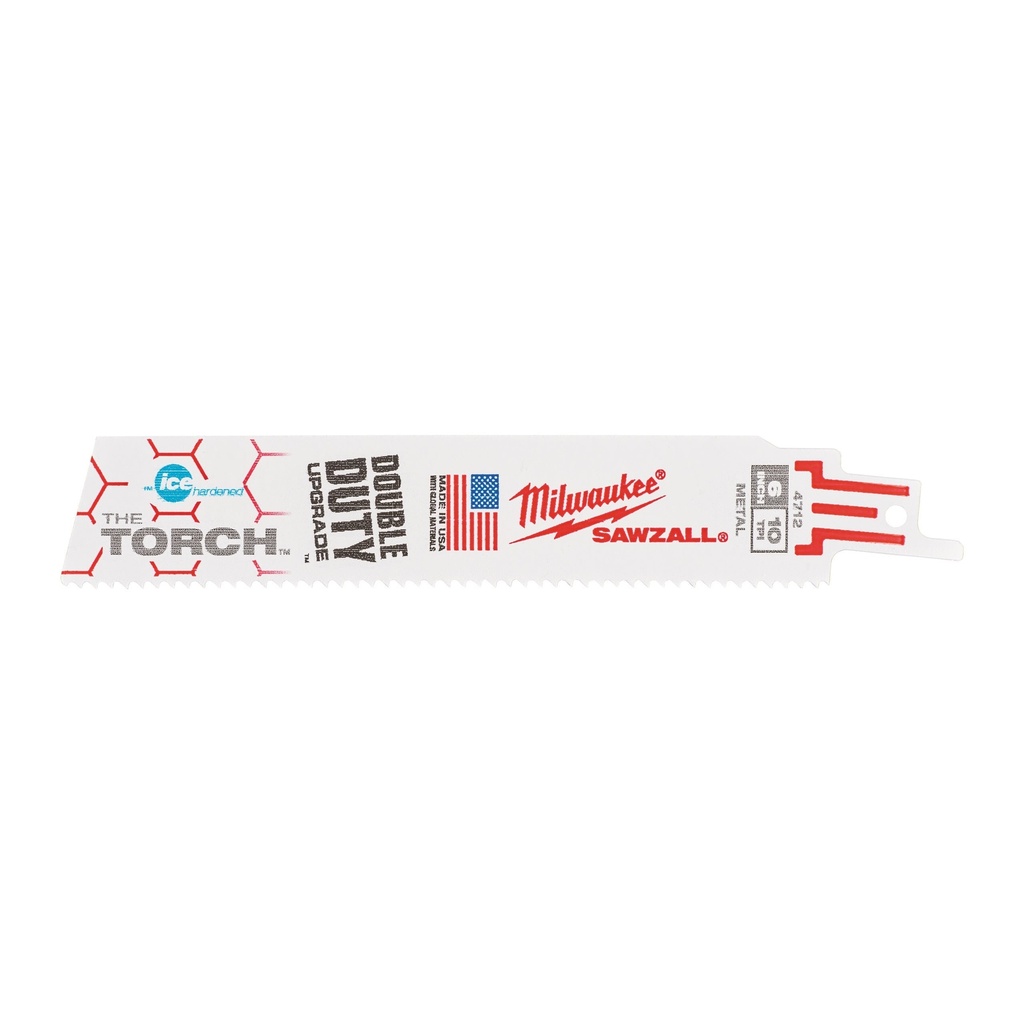 Lame de scie sabre Torch Ice Edge 150 mm x 10 Tpi (5 pcs)