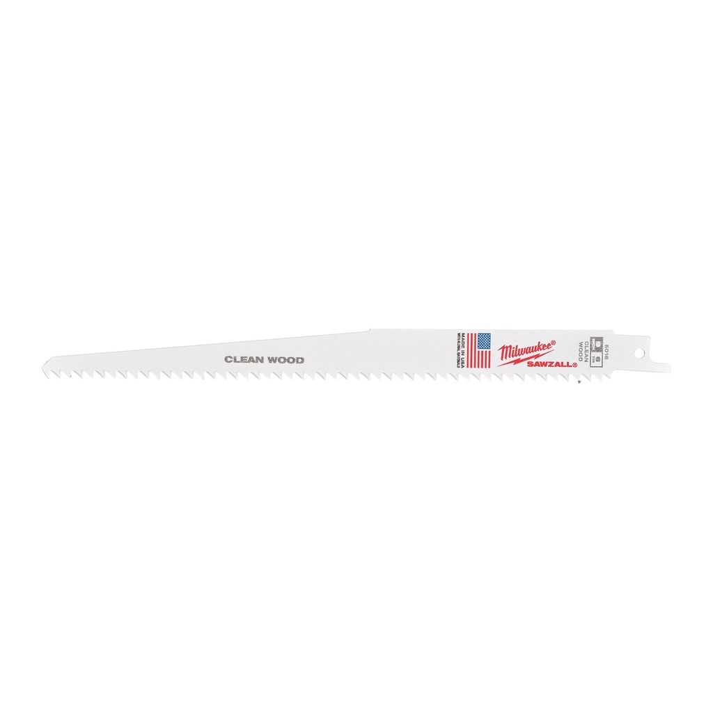 Lame de scie sabre 230 mm x 6 Tpi (5 pièces)