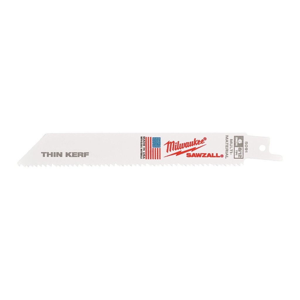 Lame de scie sabre 150 / 3,2 - 2,1 mm (5 pièces)