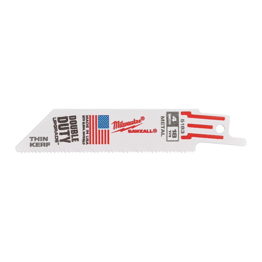 Lame de scie sabre 100 / 1,4 mm (5 pièces)