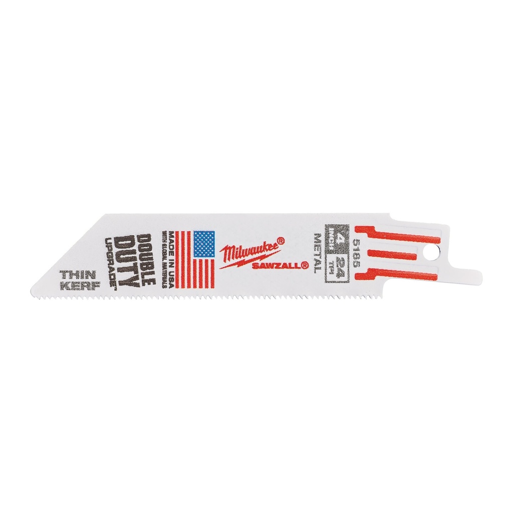 Lame de scie sabre 100 / 1 mm (5 pièces)