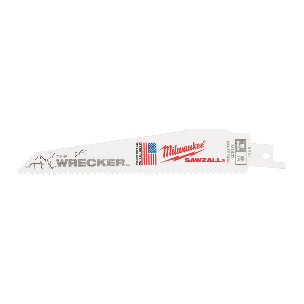 Lame de scie sabre The Wrecker 150 / 3,2 mm (5 pièces)