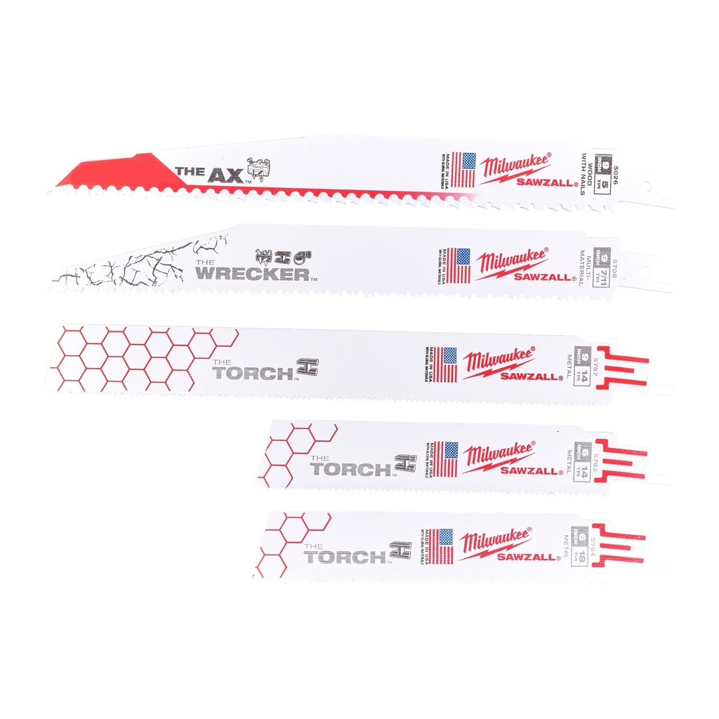 Coffrets lames de scies sabre - 5pcs