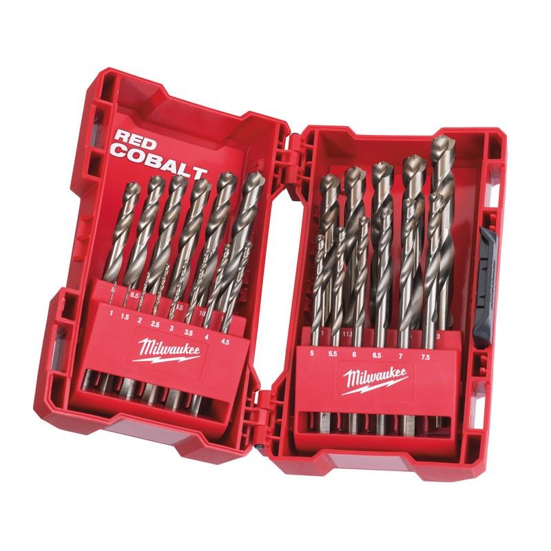 Set de forets métaux HSS-G Co dans coffret métal (25 pièces)