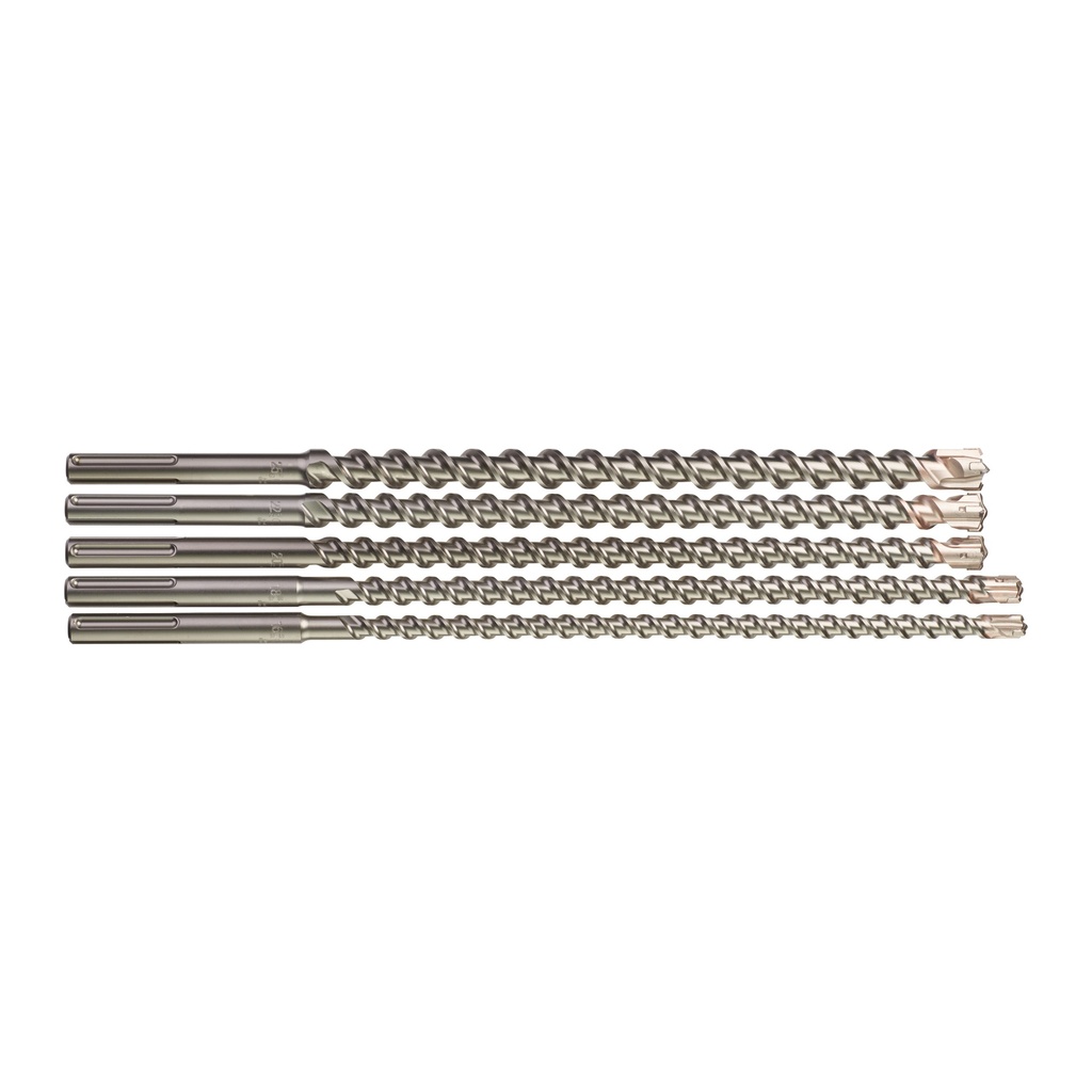 Set de forets SDS-max (5 pcs) Ø 16 / 18 x 540 mm + Ø 20 / 22 / 25 x 520 mm
