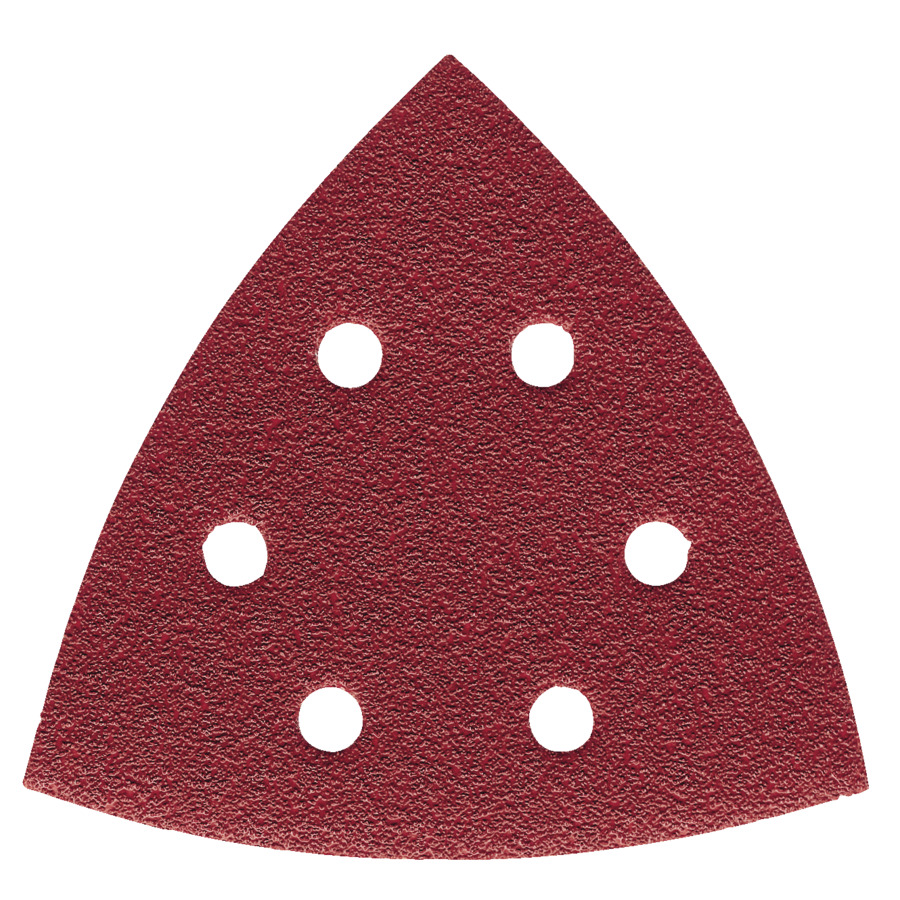 Papier abrasif Velcro 105 x 105 mm, grain 60 (5 pièces)