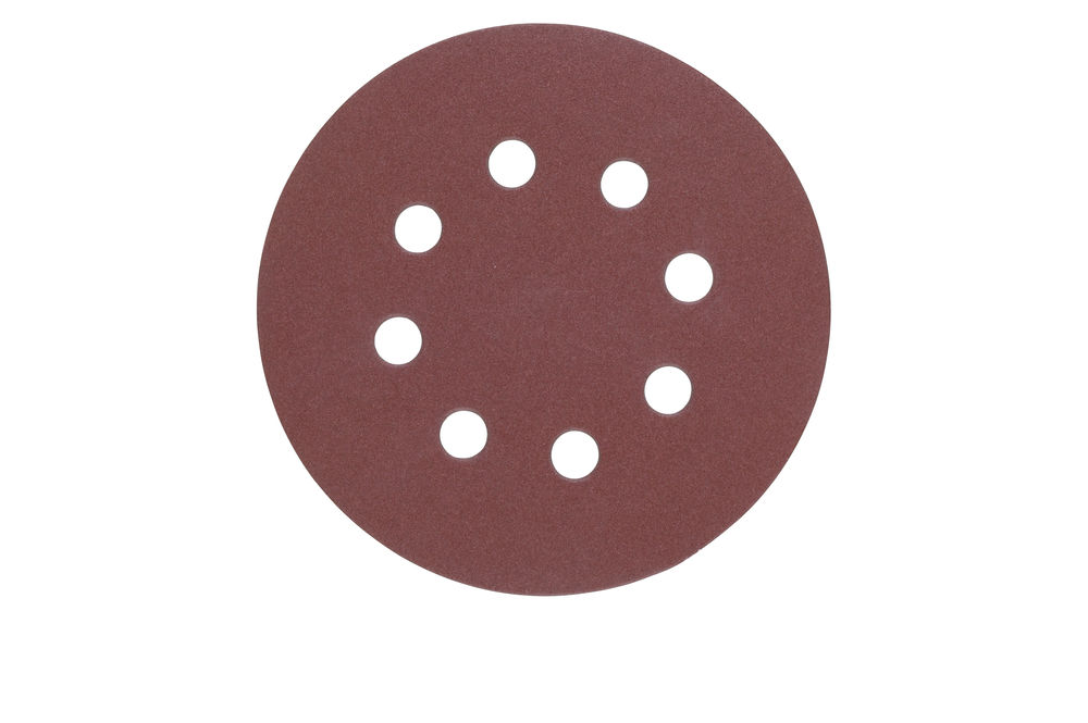 Papier abrasif Velcro 125 mm, grain 240 (5 pièces)