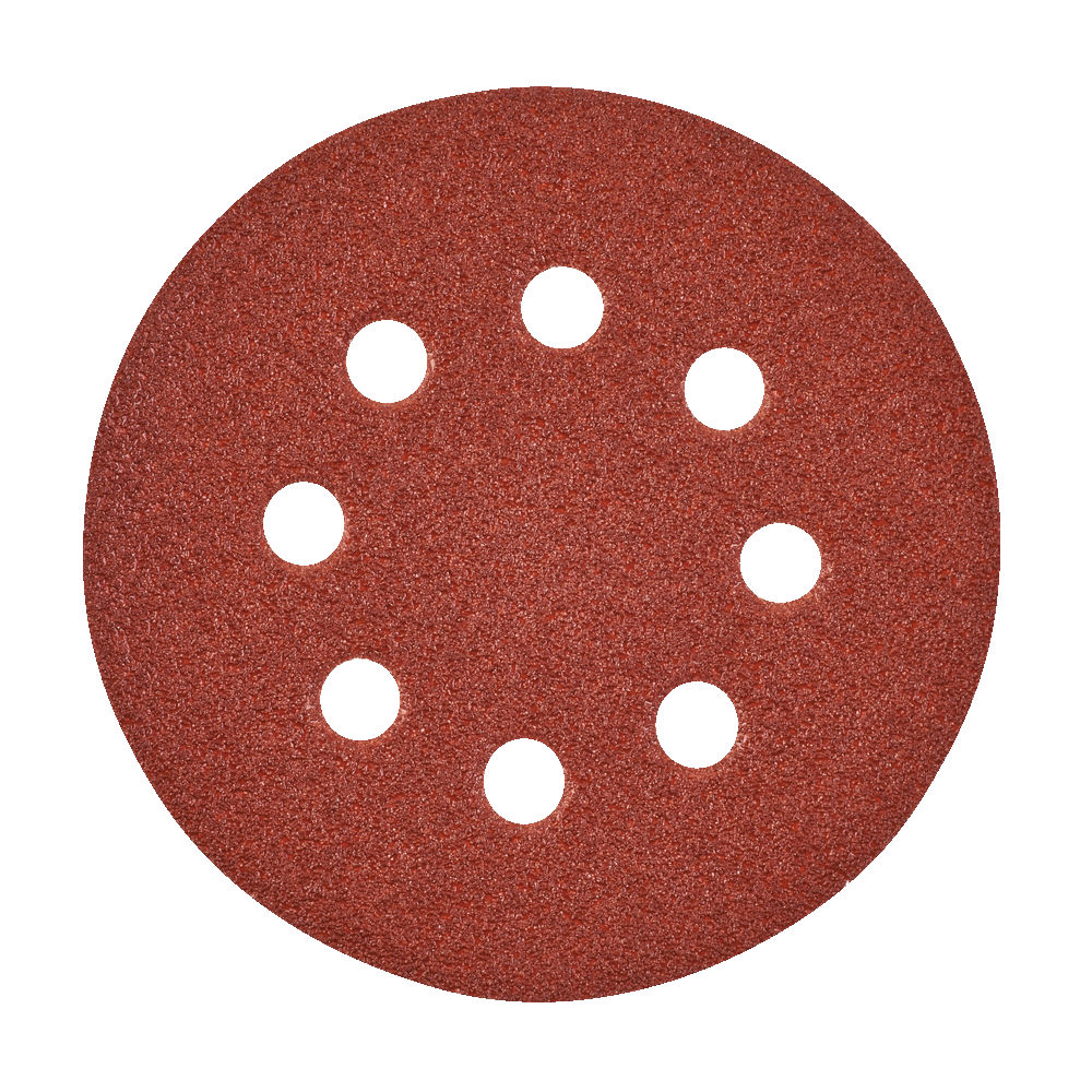 Papier abrasif Velcro 125 mm, grain 60 (25 pièces)
