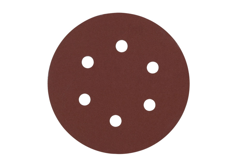 Papier abrasif Velcro 150 mm, grain 240 (5 pièces)