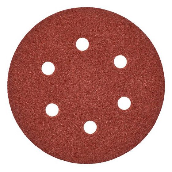 Papier abrasif Velcro 150 mm, grain 60 (25 pièces)