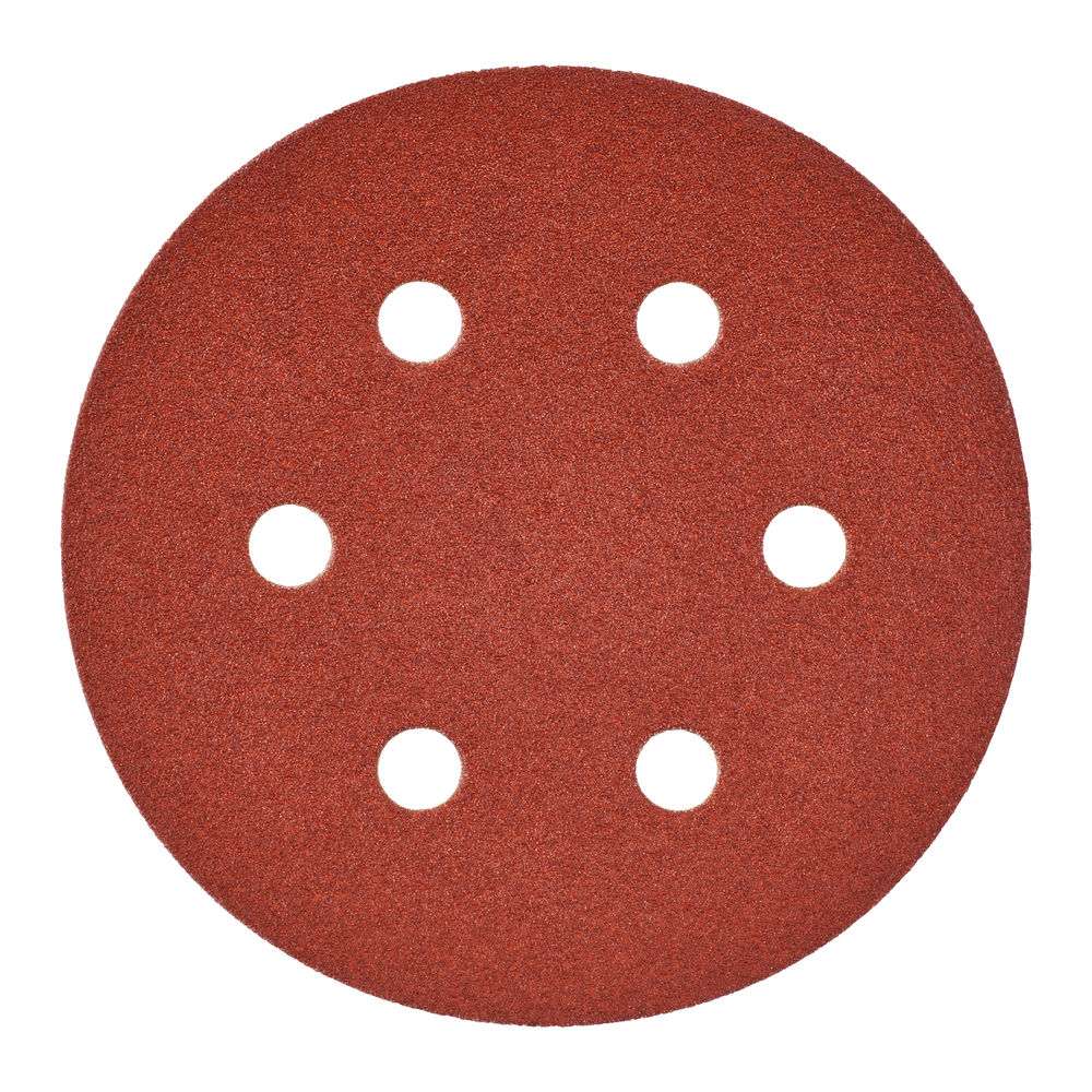 Papier abrasif Velcro 150 mm, grain 80 (25 pièces)