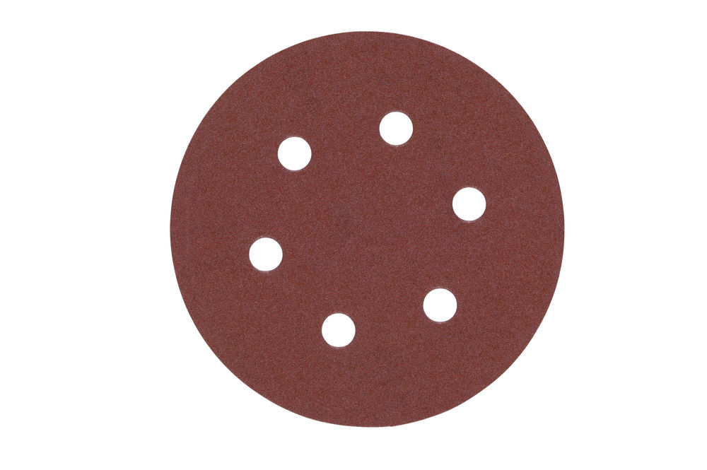 Papier abrasif Velcro 150 mm, grain 120 (25 pièces)