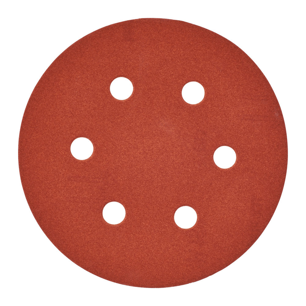 Papier abrasif Velcro 150 mm, grain 180 (25 pièces)