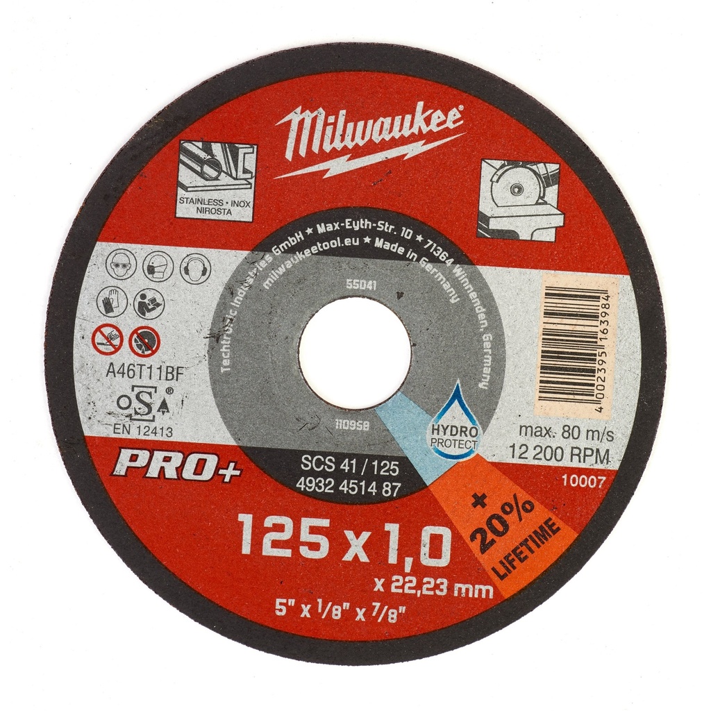 Counterdisplay disque à tronçonner SCS41 125 x 1 mm PRO+ (200 îèces)