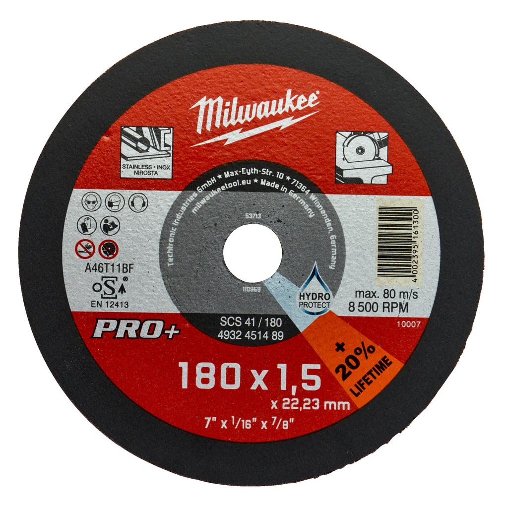 disque à tronçonner SCS41 180 x 1,5 mm PRO+ (à commander par 50)