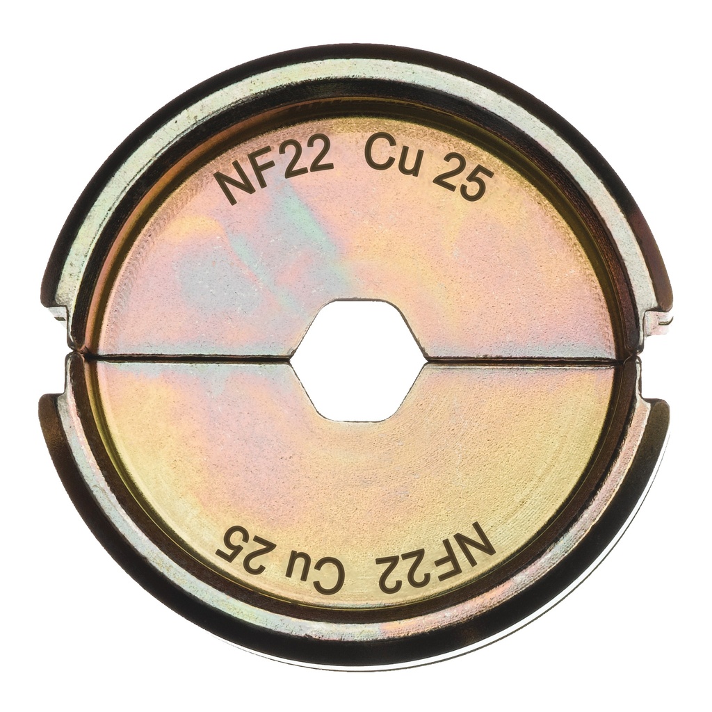 Mâchoires sertisseuses NF22 Cu 25