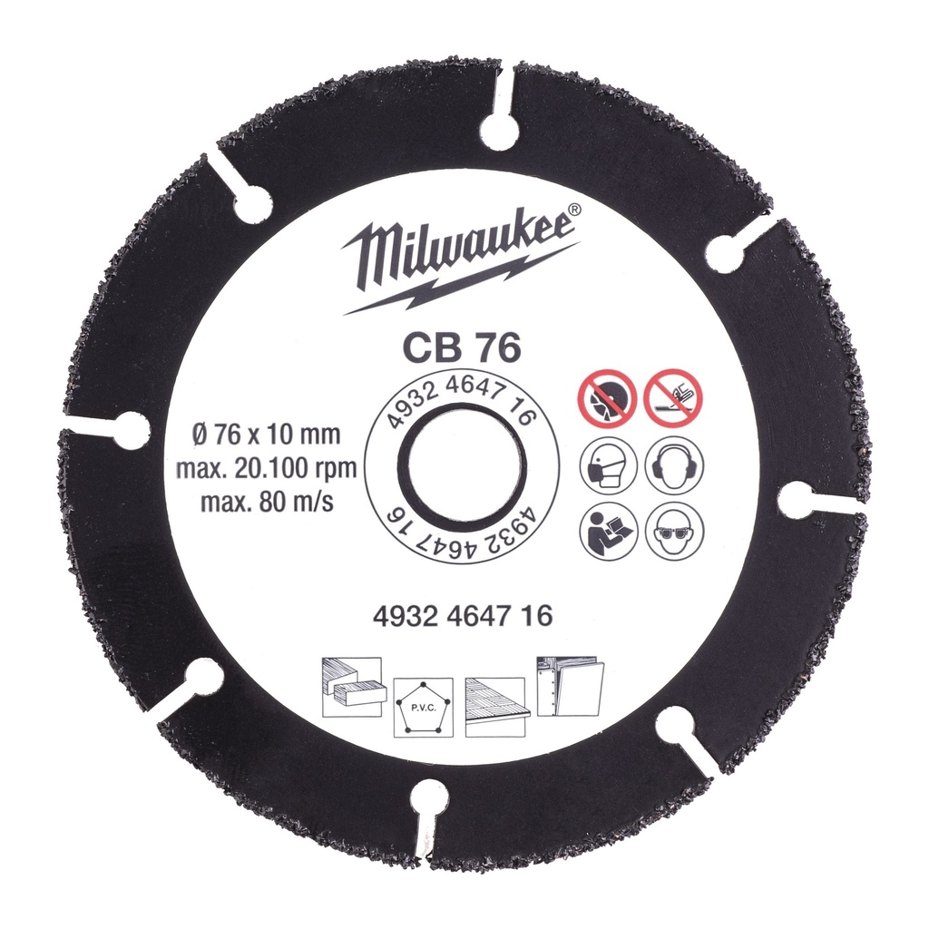 Disque carbure 76 mm - 1 pc - 1pc 