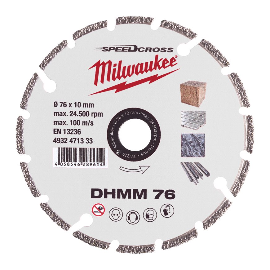 Disque diamant multi-matériaux 76 mm