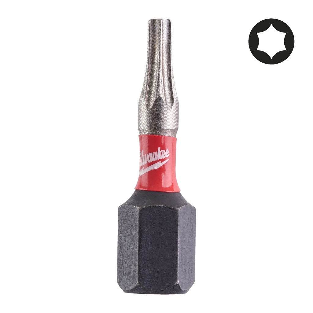 Embout de vissage SHOCKWAVE™ TX9 25mm-2pc