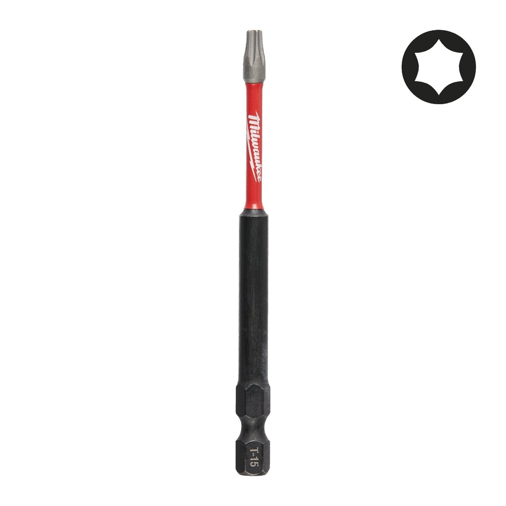 Embout de vissage SHOCKWAVE™ TX15 90mm-1pc