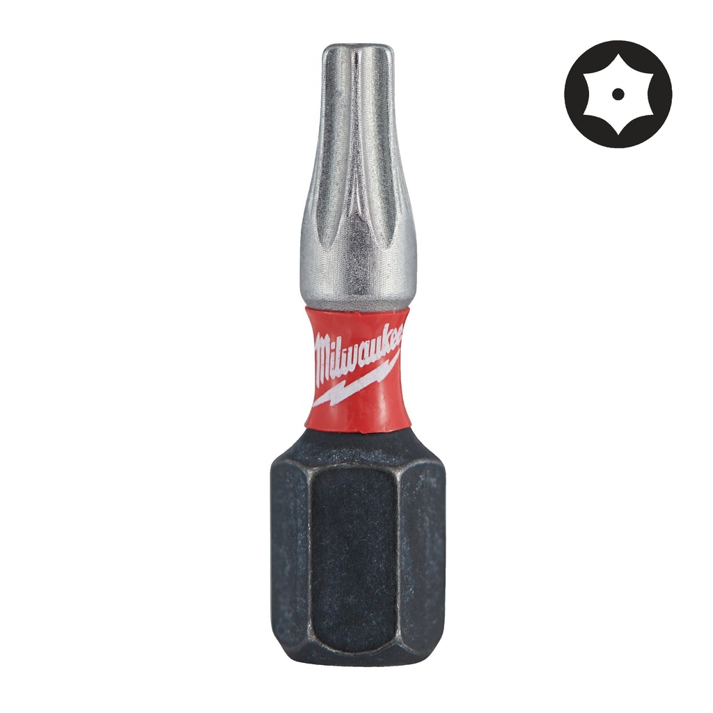 Embout de vissage SHOCKWAVE™ TX BO15 25mm-2pc