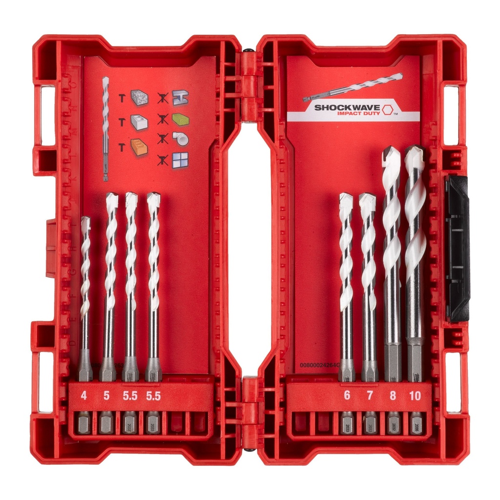 Foret multi-matériaux - 8pc set 1