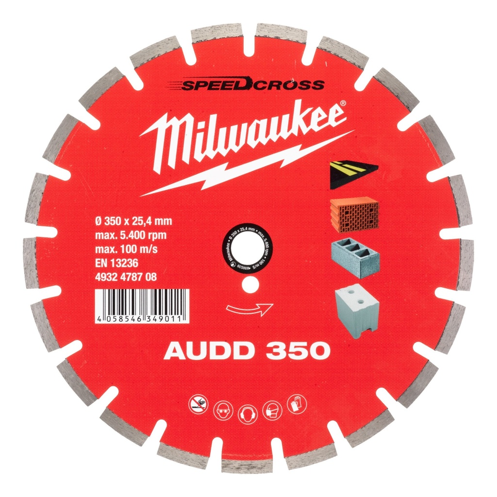 Lame de diamant High Performance - CIS Premium Speedcross AUDD 350 mm - 1 pc
