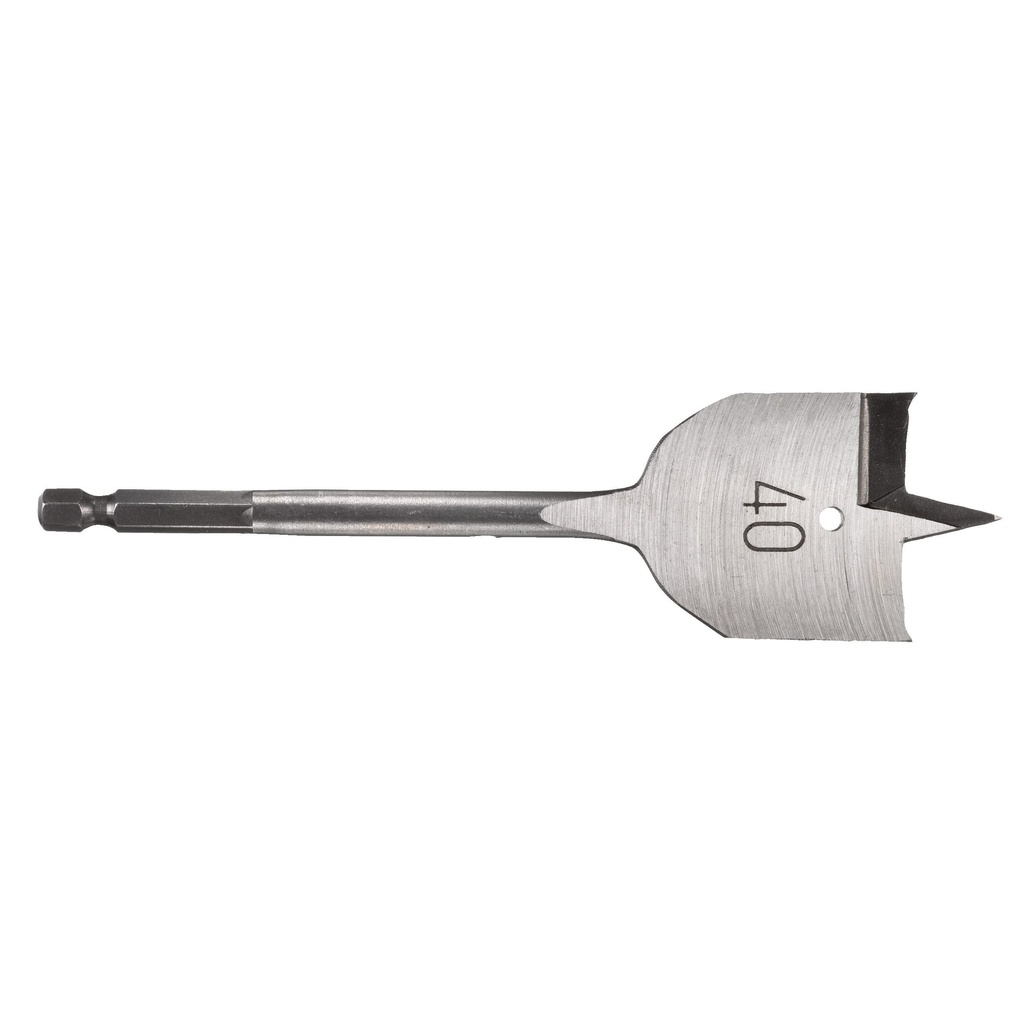 Foret plat pour le bois 40x152mm - 1pc