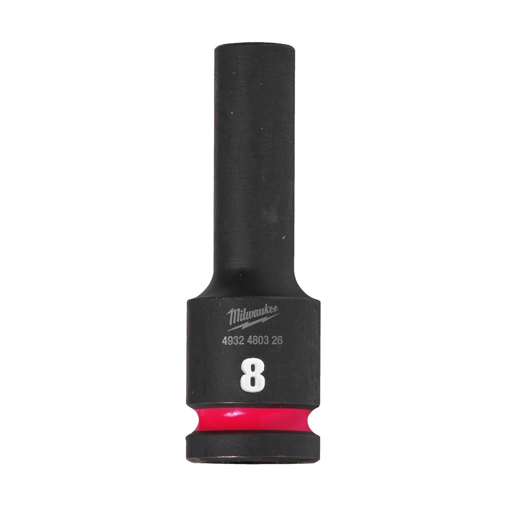 Douilles longues impact 1/2 8 mm-1pc