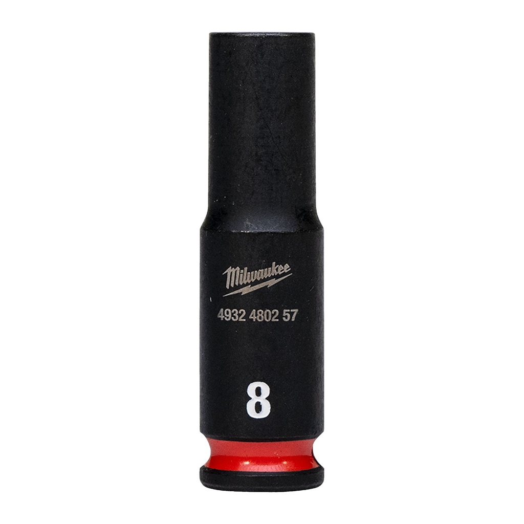 SHOCKWAVE™ Socket 1/4" deep 8mm-1pc