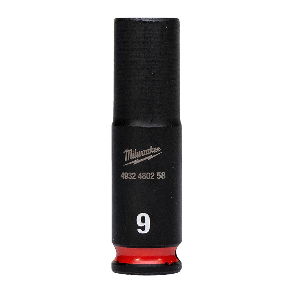 SHOCKWAVE™ Socket 1/4" deep 9mm-1pc