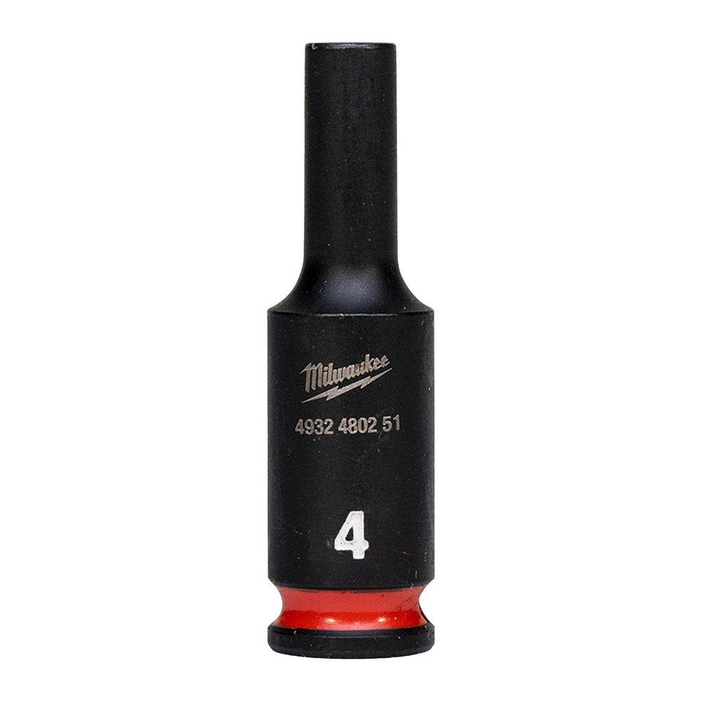 SHOCKWAVE™ Socket 1/4" deep 4mm-1pc