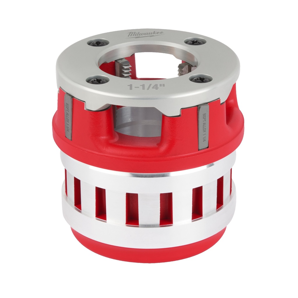 Handheld Threader Die Head 1-1/4" BSPT Alloy for M18 FPT2