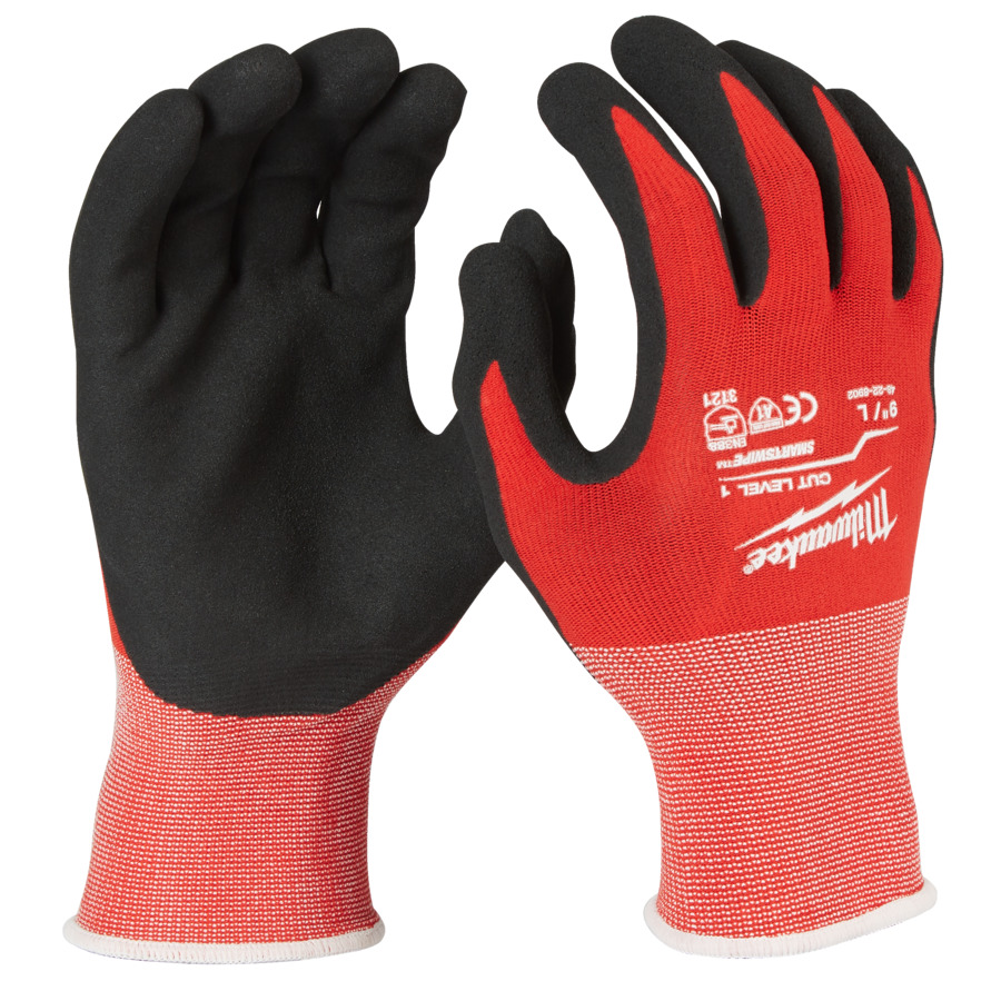 Gants de travail de classe de coupe 1/A - L / 9 - 1pc