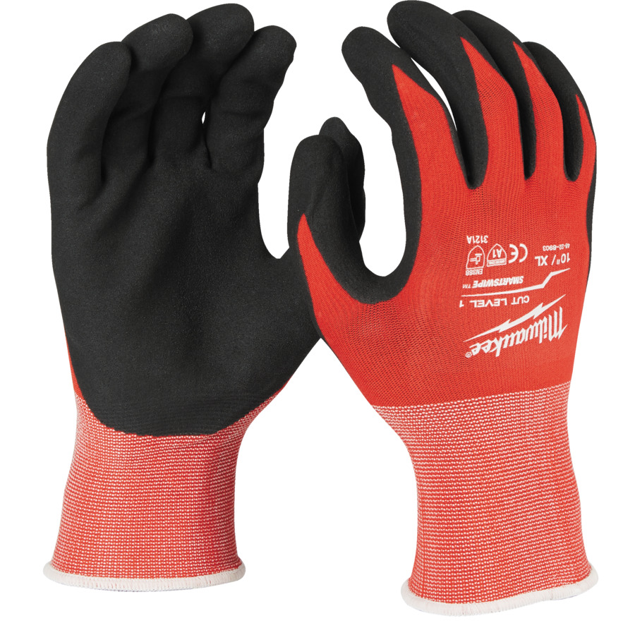 Gants de travail de classe de coupe 1/A - XL / 10 - 1pc