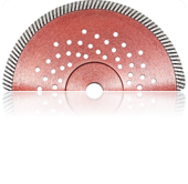 Disque Diamant RED MAX Jante turbo avec flasque renforcée Ø125 AL.22,2