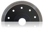 Disque Diamant CERAMIC SUPREME Jante continue en croisillons, centre renforcé, segment ultra mince de 1,2 mm d'épaisseur Ø115 AL.22,2