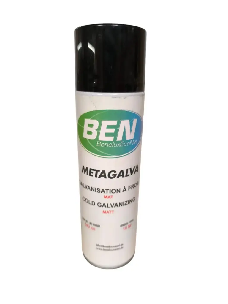 Métagalva mat 1652 Galvanisation à froid Métallisation Retouches - Finitions- 400 ML