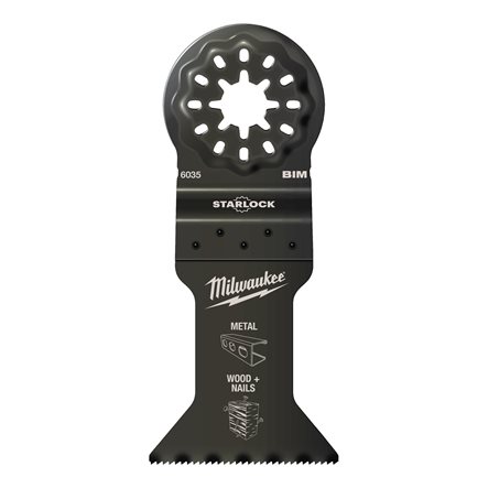 LAMES MULTI-TOOL MULTI-MATÉRIAUX écrire un avis  Select Model WOOD & METAL BI-METAL 43MM PLUNGE BLADE - 1PC 48906035