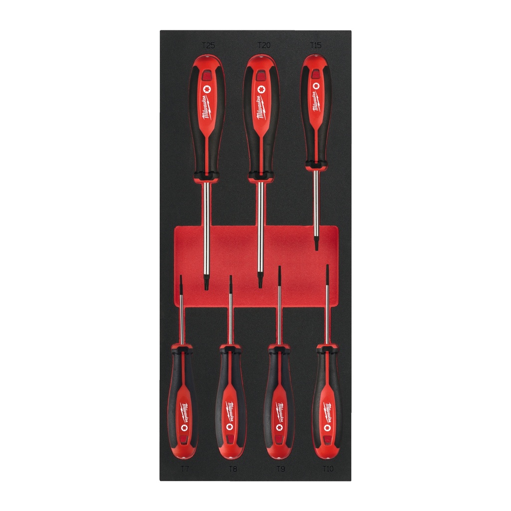 Module mousse tournevis Torx set 1 (7 mesures)