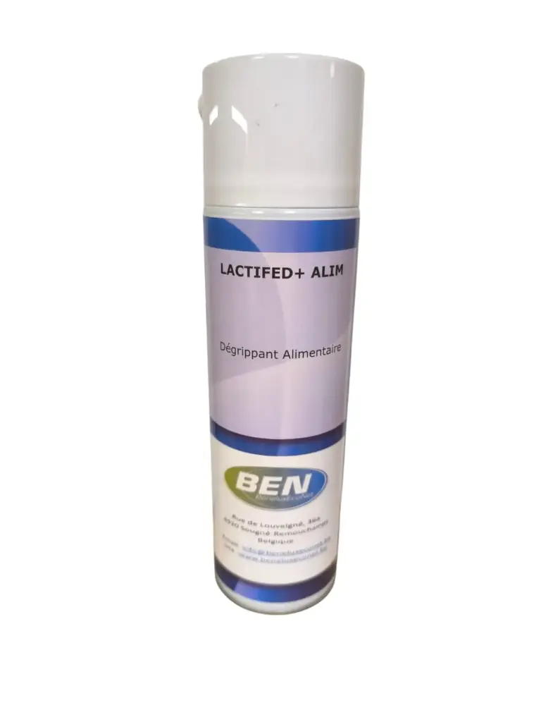 Lactifed+dégrippant alimentaire,lubrifiants, anti grippant, anticorrosion et hydrofugeant.