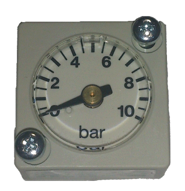 MANOMÈTRE ENCASTRÉ 0-10 BAR REG.