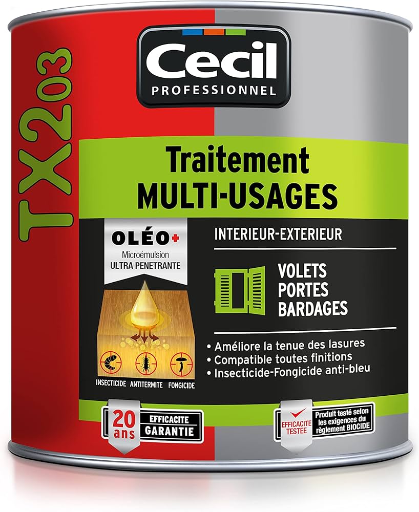 Traitement Tx203 Cecil Mat Incolore 5L