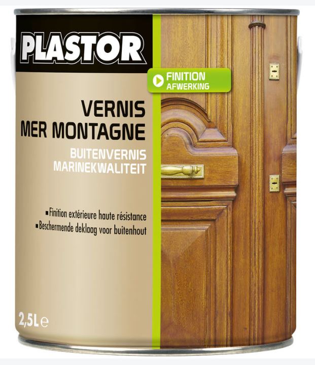 Vernis Extérieur Satin Chêne Moyen 1L