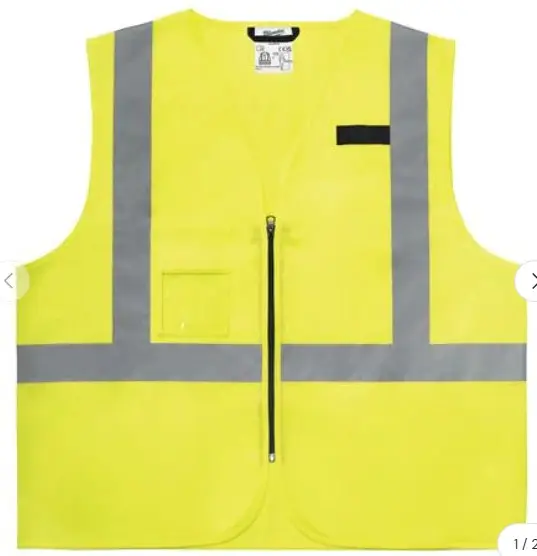 GILET HAUTE-VISIBILITÉ CONTRACTOR JAUNE (2XL/3XL)