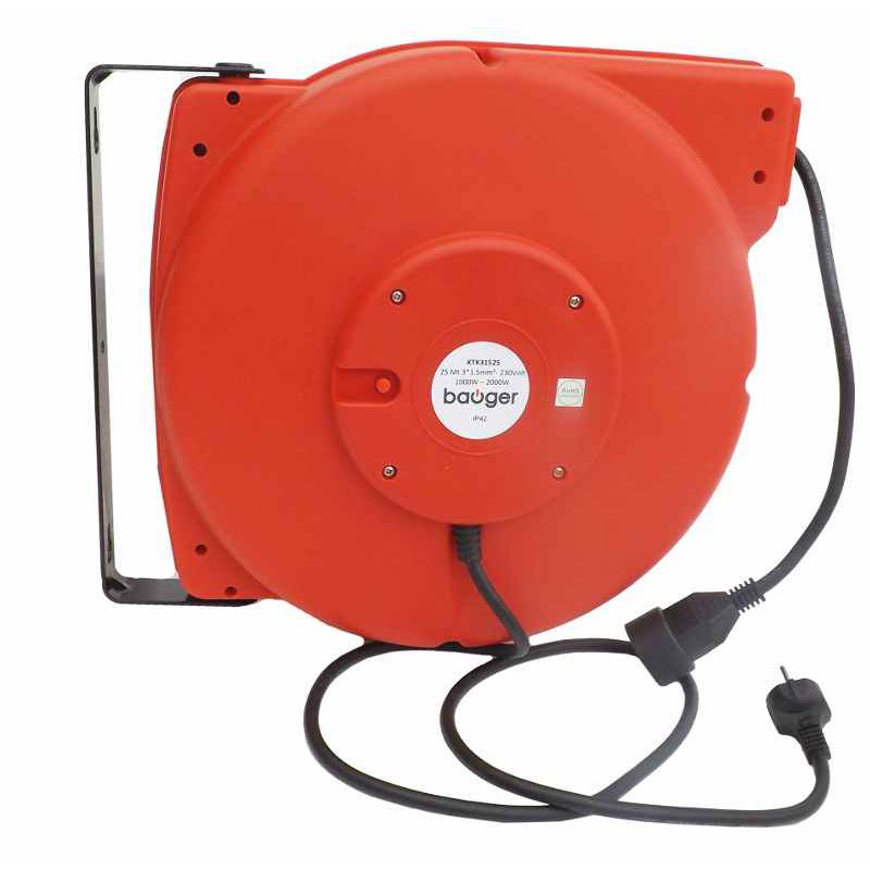 Enrouleur automatique de câble électrique 25 M