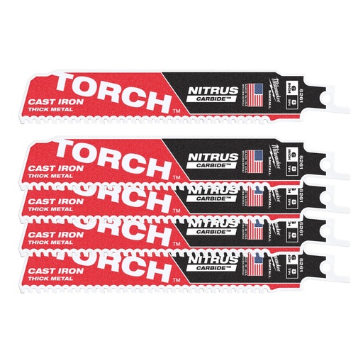 [48005561] Lame de scie Sabre TCT Torch NITRUS 150/7T-5pc