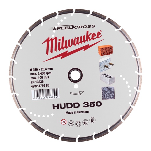 [4932471985] disques diamant Speedcross HUDD 350 HPP - 1 pc