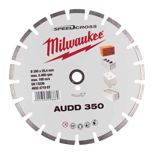 [4932471987] disques diamant Speedcross AUDD 350 - 1 pc