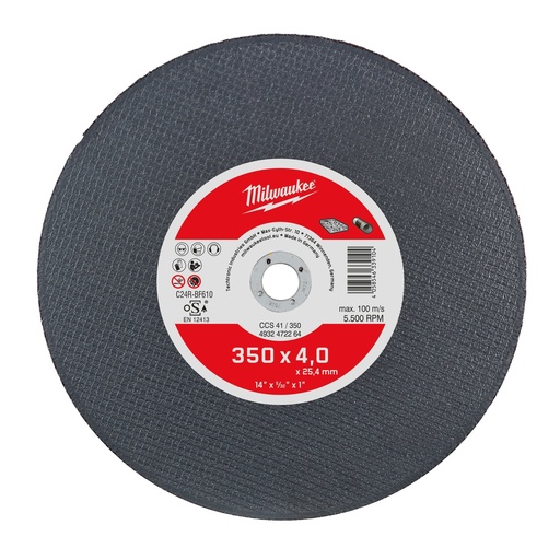[4932472264] CCS 41 / 350 x 4,0 x 25,4 mm - 1 pc
